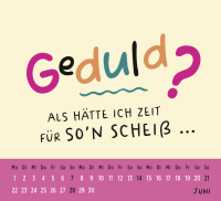 Mini-Kalender 2026: Manchmal fühle ich mich wie eine Banane. Von Affen umgeben. Zusatzmaterial