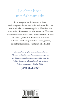 Zusatzmaterial 9783426293416 U4 von Achtsam mit dem Schmerz: Das MBSR-Programm bei chronischen Beschwerden von Jon Kabat-Zinn