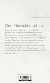Zusatzmaterial 9783426562185 U4 von Brief in der Nacht: Gedanken über Israel und Gaza von Chaja Polak