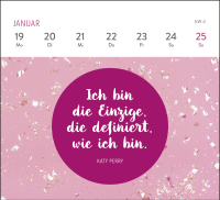 Mini-Wochenkalender 2026: Die tollsten Frauen sind nicht perfekt, sie sind echt Zusatzmaterial