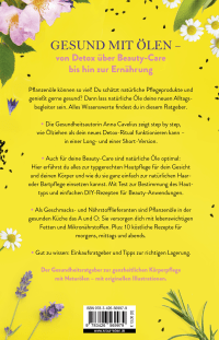 Zusatzmaterial 9783426569979 U4 von Healthy and Beautiful with Oils: Den Körper entgiften, reinigen und pflegen – mit Ölziehkur von Anna Cavelius