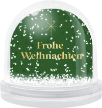 Schneekugel groß zum Selbstgestalten: Frohe Weihnachten / Nussknacker Zusatzmaterial