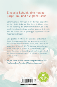 Zusatzmaterial 9783426527474 U4 von The Legacy: Roman von Annette Landgraf