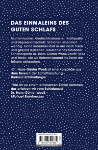 Zusatzmaterial 9783426301685 U4 von Sleep Works Wonders: Alles über das wichtigste Drittel unseres Lebens von Hans-Günter Weeß, Katja Spitzer