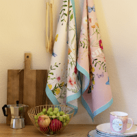 Blütenträume Geschirrtuch "Ein Stück vom Glück", 50 x 70 cm, beige Zusatzmaterial