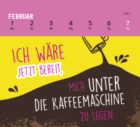 Zusatzmaterial PA 4036442014332 innen 012 von Mini-Wochenkalender 2027: Bevor du fragst: Nö!