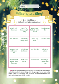 Zusatzmaterial PA 4036442014257 innen 015 von Weihnachts-Bingo: Das lustige Spiel für die Feiertage von Julia Buck