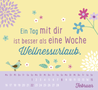 Mini-Kalender 2026: Für mein Schwesterherz Zusatzmaterial