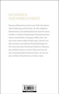 Zusatzmaterial 9783426291818 U4 von Sei, was du bist!: Die wichtigsten Lehren des großen indischen Weisen von Ramana Maharshi