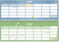 Tischkalender 2026 quer: Lebe wild und voller Wunder Zusatzmaterial