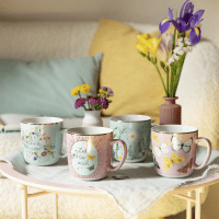 Blütenträume Kaffeebecher "Mein Glücksmoment", 350 ml Zusatzmaterial