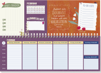 Zusatzmaterial PA 4036442015018 innen 011 von Tischkalender 2027 quer: Lebe wild und voller Wunder von Emily Claire Völker