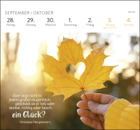 Postkartenkalender 2026: Jeden Tag ein Stück vom Glück Zusatzmaterial