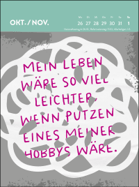 Wochenkalender 2026: Warum in die Ferne schweifen, wenn das Sofa liegt so nah? Zusatzmaterial