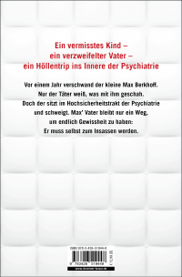 Zusatzmaterial 9783426519448 U4 von Der Insasse: Psychothriller von Sebastian Fitzek