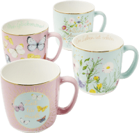 Blütenträume Kaffeebecher "Zeit für mich", 350 ml Zusatzmaterial