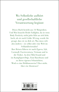 Zusatzmaterial 9783426286302 U4 von Allein unter Dünnen: Eine waagemutige Reise durch eine Welt im Schlankheitswahn von Heide Fuhljahn