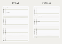 Taschenkalender A5 2027: A Year full of Joy, bestickt, hellblau Zusatzmaterial