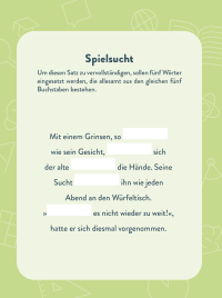 Zusatzmaterial PA 978 3 8485 0413 8 innen 015 von Der ultimative Rätselblock – Gehirnjogging für zwischendurch : Für Profis von Martin Simon