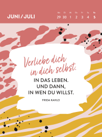 Wochenkalender 2026: Frauen sind großartig! Von perfekt war nie die Rede Zusatzmaterial