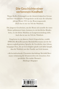 Zusatzmaterial 9783426306086 U4 von Grenzgänger: Roman. Die Geschichte einer verlorenen deutschen Kindheit von Mechtild Borrmann