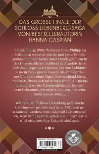 Zusatzmaterial 9783426528471 U4 von Liebenberg Castle. Behind the Golden Shadow: Roman von Hanna Caspian