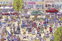 Die 80er Jahre – Das große Wimmelbuch von Walkman bis Wimbledon Zusatzmaterial