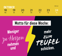 Zusatzmaterial PA 4036442014332 innen 016 von Mini-Wochenkalender 2027: Bevor du fragst: Nö!