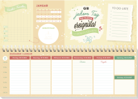 Tischkalender 2027 quer: Nutze den Tag! Es sei denn, er ist blöd, dann nutze den nächsten Zusatzmaterial