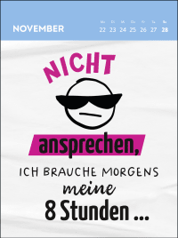 Zusatzmaterial PA 4036442014769 innen 014 von Wochenkalender 2027: Heute ist ein guter Tag – um mich in Ruhe zu lassen