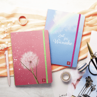 Notizbuch Wünsche Pusteblume Zusatzmaterial