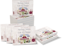 Zusatzmaterial PA 978 3 629 01612 6 buchstapel 001 von Madame Malou und das Café der Träume: Eine Adventsgeschichte in 24 Teilen von Sophie Blanche