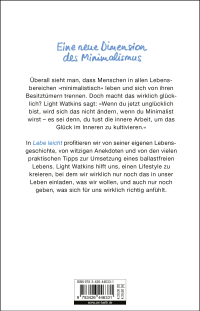 Zusatzmaterial 9783426446331 U4 von Lebe leicht: Im Innen Platz schaffen, um im Außen frei zu sein von Light Watkins