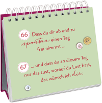 100 kleine Herzenswünsche für dich Zusatzmaterial