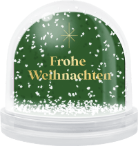 Weihnachtswunderland, Schneekugel groß zum Selbstgestalten: Frohe Weihnachten / Nussknacker Zusatzmaterial