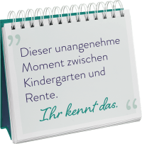 Da will man in Ruhe arbeiten und dann plötzlich das: keine Lust. Zusatzmaterial