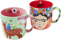 Fiesta del Sol Kaffeebecher Frida Kahlo, 350 ml Zusatzmaterial