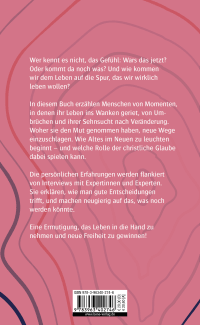 Zusatzmaterial 9783963402746 U4 von Die Kunst des Neuanfangs: Über den Mut, andere Wege zu gehen von Sarina Pfauth, Debora Kuder