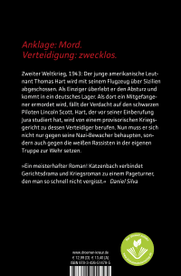 Zusatzmaterial 9783426514795 U4 von Das Tribunal: Thriller von John Katzenbach