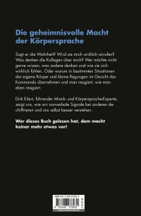 Zusatzmaterial 9783426278932 U4 von Was dein Gesicht verrät: Wie wir unsere Mimik und verborgene Körpersignale entschlüsseln von Dirk Eilert