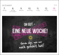 Postkartenkalender 2026: Kommst du auf mein Niveau oder soll ich runterkommen? Zusatzmaterial