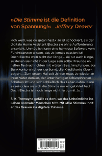 Zusatzmaterial 9783426522516 U4 von Die Stimme: Thriller. Was wäre, wenn deine smarten Geräte mehr wissen, als dir lieb ist? von S. K. Tremayne