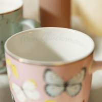 Blütenträume Kaffeebecher "Mein Glücksmoment", 350 ml Zusatzmaterial