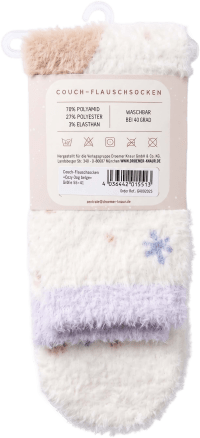 Zusatzmaterial 4036442015513 U4 von COZY Couch-Flauschsocken "Cozy Dog", Größe 36-41