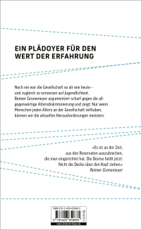 Zusatzmaterial 9783426659885 U4 von The rejected: Warum Altersdiskriminierung unserer Gesellschaft schadet von Reimer Gronemeyer