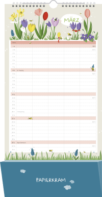 Familienplaner 2026: Unsere kunterbunte Familie Zusatzmaterial