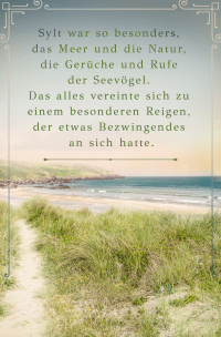 Zusatzmaterial U2 978 3 426 52660 6 von Der Kaffeegarten. Das Leuchten der See: Ein Sylt-Roman von Anke Petersen