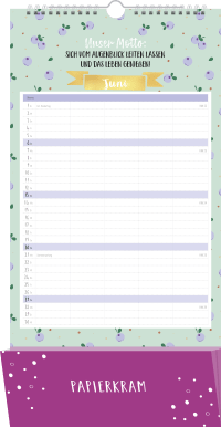 Familienplaner 2027: Unsere Familie ist genau die richtige Mischung aus Chaos und Liebe Zusatzmaterial