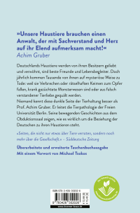 Zusatzmaterial 9783426302026 U4 von Das Kuscheltierdrama: Ein Tierpathologe über das stille Leiden der Haustiere von Prof. Dr. Achim Gruber