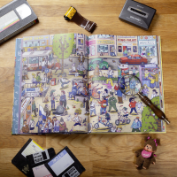 Die 80er Jahre – Das große Wimmelbuch von Walkman bis Wimbledon Zusatzmaterial